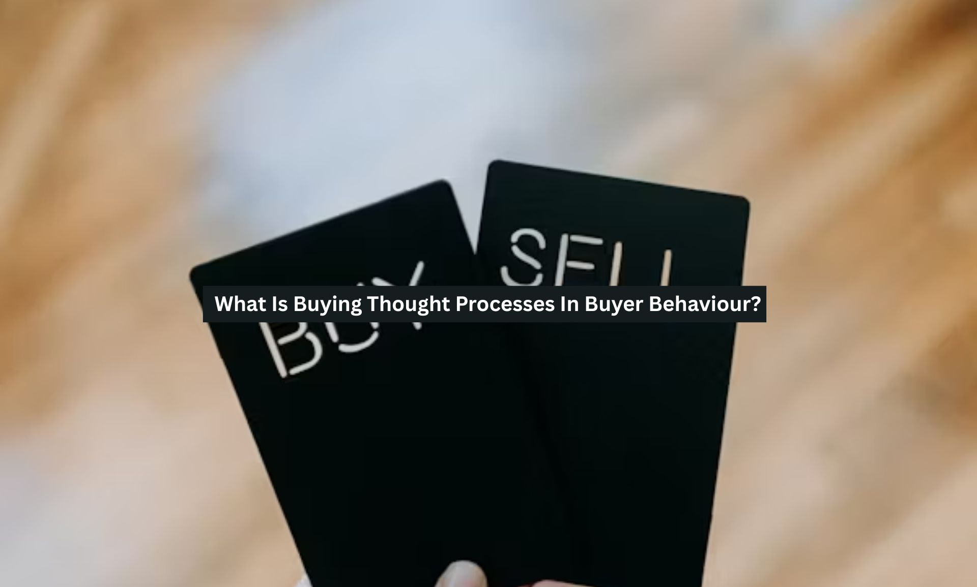 Buying Thought Processes